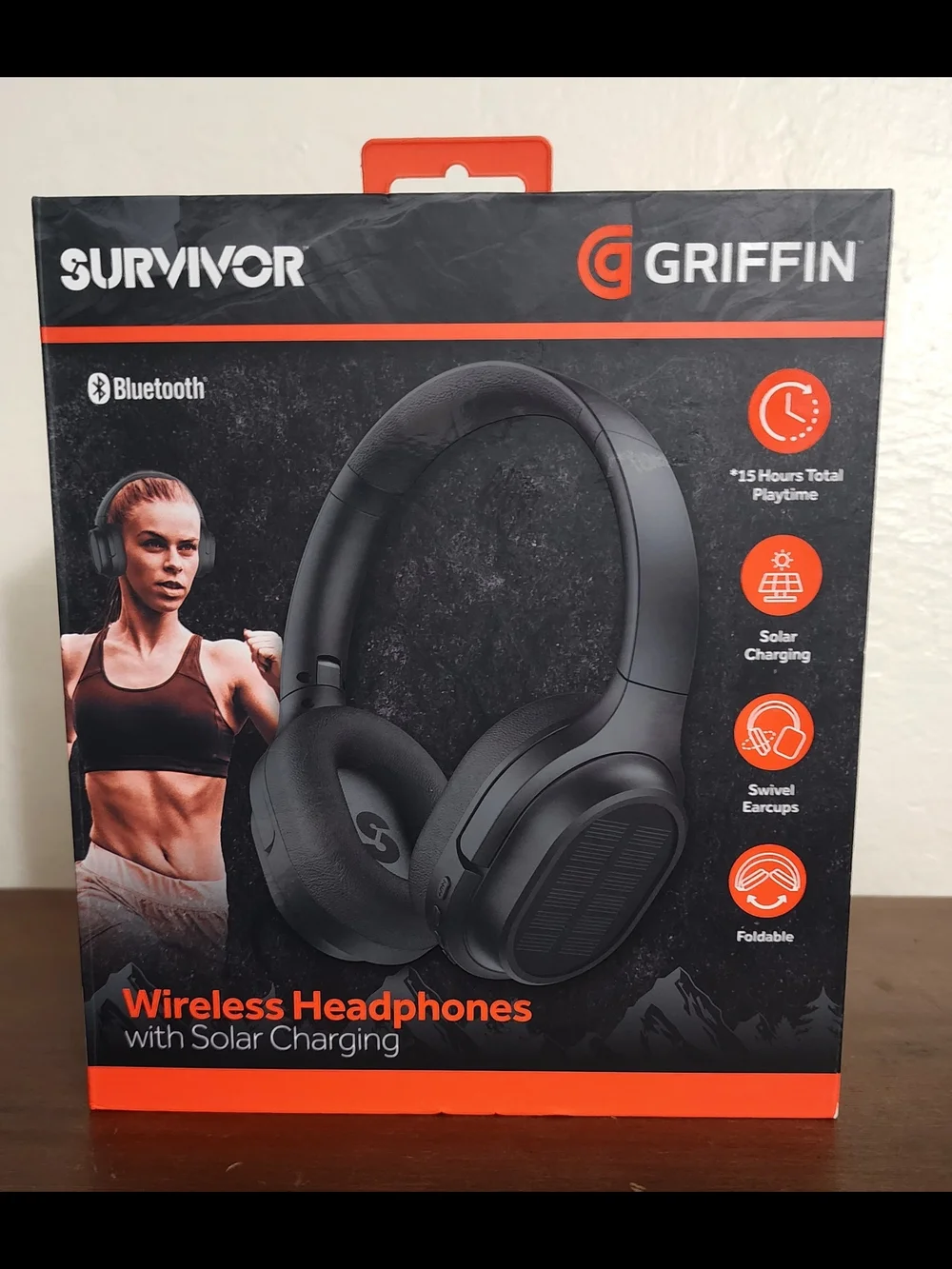 Griffin Survivor Wireless Headphones - Black
